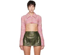 SSENSE Exclusive Pink Cropped Jacket