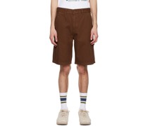 Brown Sweeper Shorts