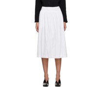 White Sorne Midi Skirt