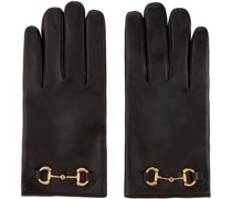 Leather Horsebit Handschuhe