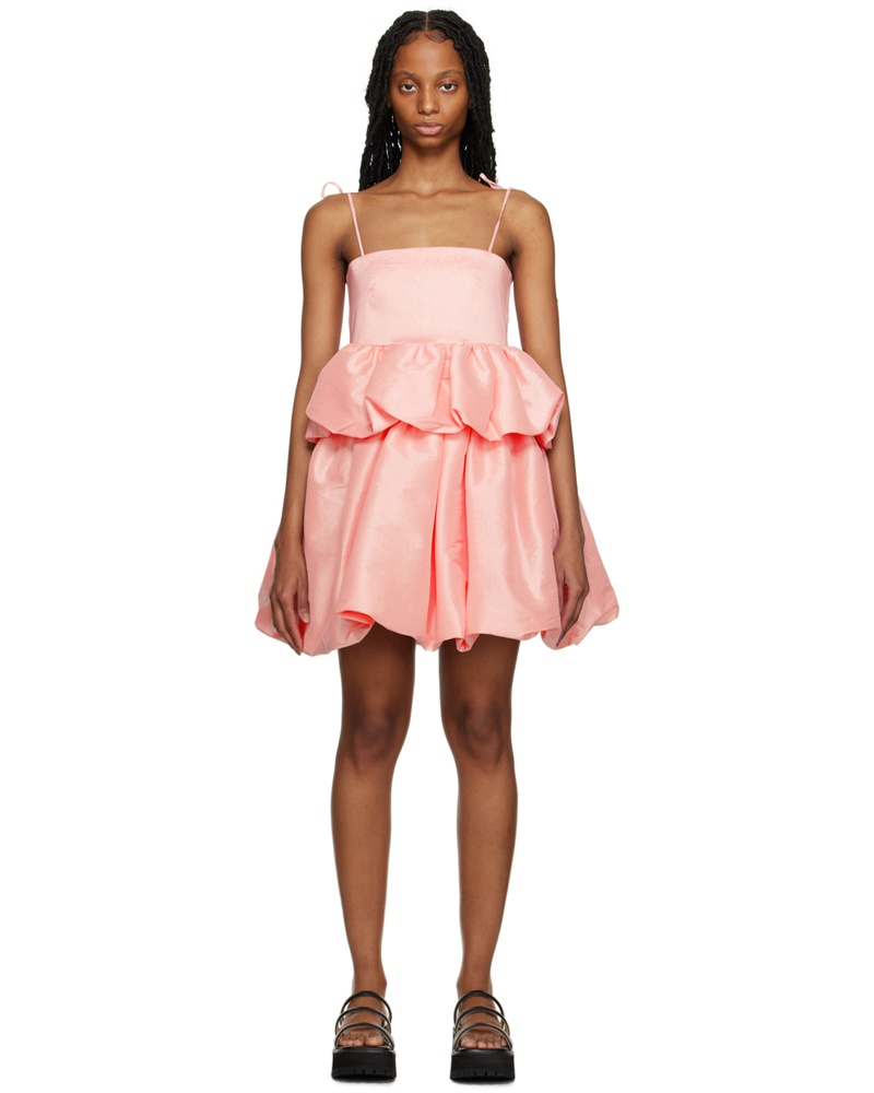 Kika Vargas Damen SSENSE Exclusive Pink Serena Minidress