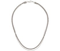 SSENSE Exclusive Silver Torsion Necklace