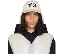 Off-White Embroidered Cap