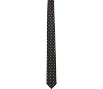 Black Polka Dot Tie