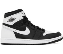 Black & White Air Jordan 1 Retro High OG Sneakers