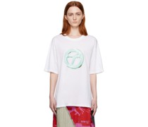 White Printed T-Shirt