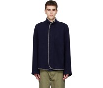 Navy Blanket Jacket