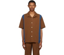 Blue & Brown Dancing Shirt