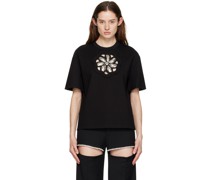 Black Mussel Flower T-Shirt
