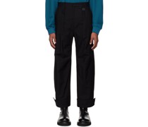 Black Wide Trousers