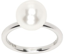 Silver #9401 Pearl Ring