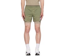 Khaki TechSilk 8 Shorts