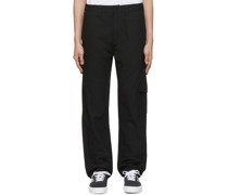 Black Cotton Trousers