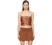 Brown Band Top