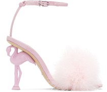 Pink Flo Flamingo Heeled Sandals