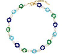 SSENSE Exclusive Green & Blue Boozi Necklace