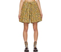 Yellow Floral Eloise Shorts