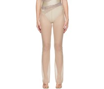 SSENSE Exclusive Beige Trousers
