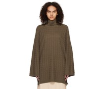 Brown Relaxed Turtleneck