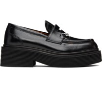 Black Piercing Loafers
