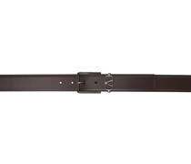 Brown Mini VLogo Signature Belt