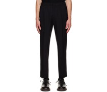 Black Tapered Trousers