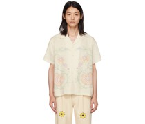 Off-White Embroidered Shirt