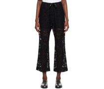 Black String Trousers