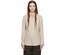 Beige Buttoned Shirt