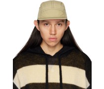 Beige Paneled Cap