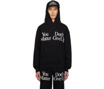 Black 'Don't Give Up' Hoodie