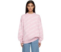 Pink Jacquard Sweater