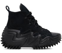 Black Run Star Motion Platform Sneakers