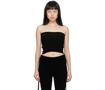 Black Patch Tube Top