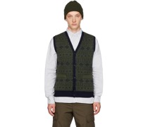 Green Buttoned Vest