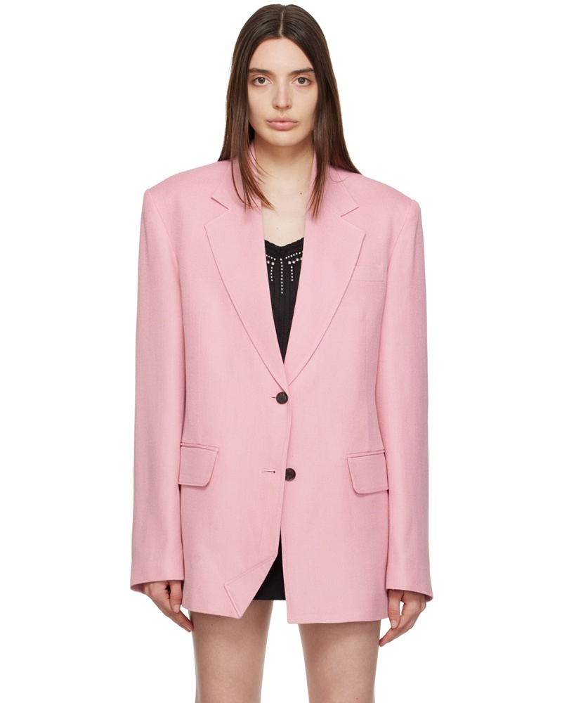 pushBUTTON Damen Pink Oversized Blazer