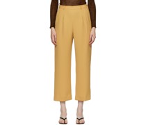 SSENSE Exclusive Yellow Alix Trousers