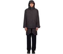 Gray Extended Trim Jacket