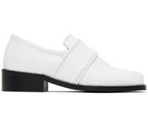 White Cyril Loafers