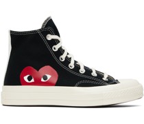 Black & White Converse Edition PLAY Chuck 70 High Top Sneakers
