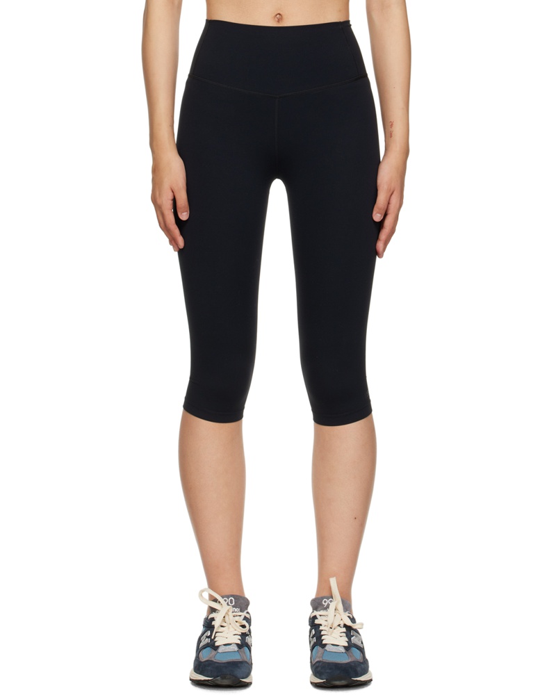SPLITS59 Damen Black Airweight Capri Leggings