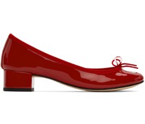 Red Patent Camille Heels