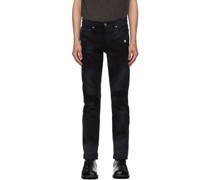 Black Hazlow Ghosted Angels Jeans