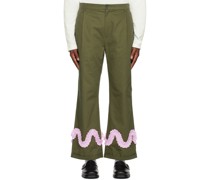 Khaki Worm Trousers