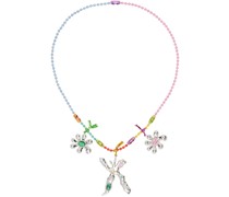 Multicolor Gemstone Mariposa Necklace