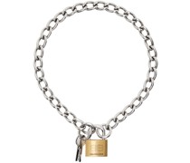 Silver Locker Necklace