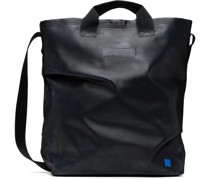 Black & Gray Trace Bucket Bag