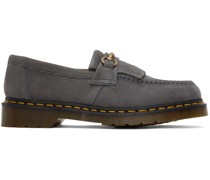 Gray Adrian Snaffle Loafers