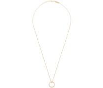 Gold Ring Pendant Necklace