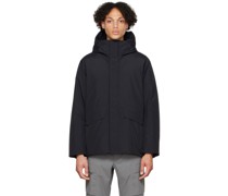 Black Hooded Down Jacket
